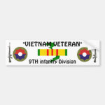 9th Inf Division bumper sticker 9th Inf Division bumper sticker