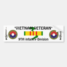 9th Inf Division bumper sticker