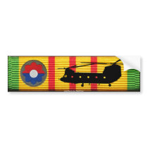 9th Infantry Div. CH-47 Chinook VSM Bumper Sticker