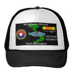 9th Infantry Division"OLD RELIABLE" Ball Caps Trucker Hats 9th Infantry Division"OLD RELIABLE" Ball Caps Trucker Hats