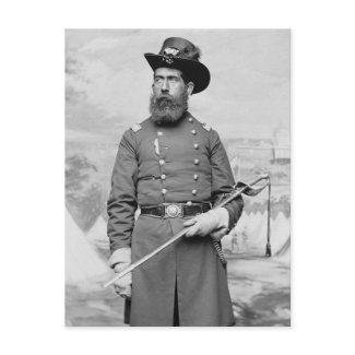 9th Massachusetts Officer, 1860s postcard