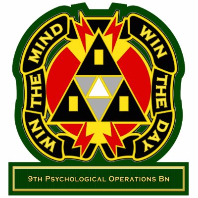 9th Psychological Operations Battalion DUI Photo Cutouts by a2zgraphicsworks