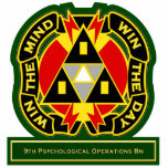 9th Psychological Operations Battalion DUI Photo Cutouts