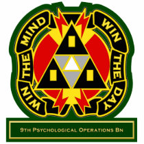 9th Psychological Operations Battalion DUI Photo Cutouts