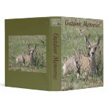 A0007 Baby Pronghorn Antelope Vinyl Binder