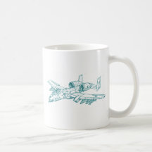 A10 Thunderbolt 2 Coffee Mugs