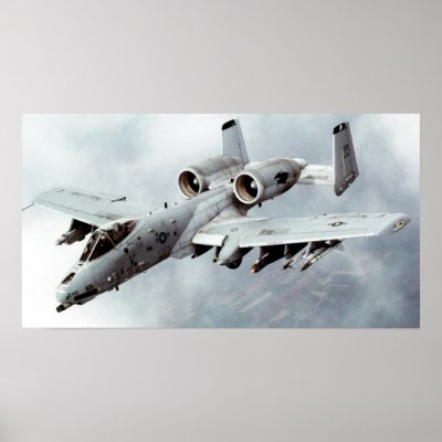 A10 Thunderbolt II Poster by KitteasGallery