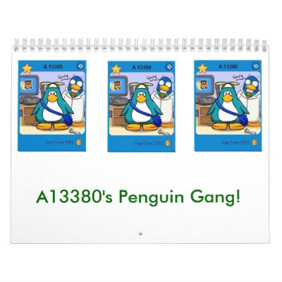 A13380'S Penguin Gang Calendar! by adrilo