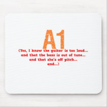 A1 Description Mouse Pad