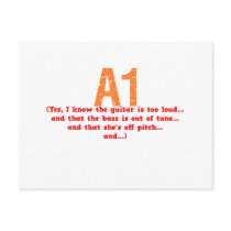 A1 Description Post Cards