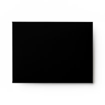 A2 Black & White Monogram Wedding Envelopes