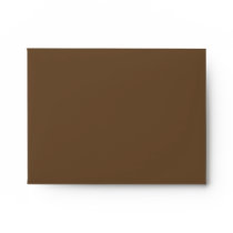 A2 Blue & Brown Monogram Wedding Envelopes