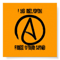 a2, I H8 RELIGION, FREE YOUR MIND posters