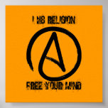 a2, I H8 RELIGION, FREE YOUR MIND posters