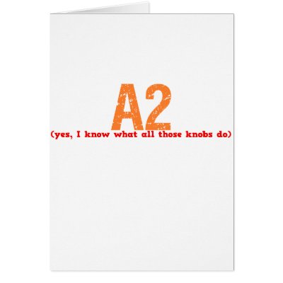 A2 Job Description Greeting Cards by roadieswag