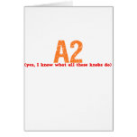 A2 Job Description Greeting Cards