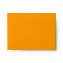 A2 Orange & Blue Monogram Wedding Envelopes