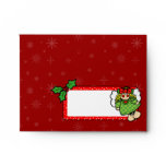 A2 Red Christmas Angel Doll Christmas Envelopes