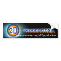 a2Dproduction Bumper Sticker