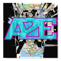 A2E subway map posters by A2E_atwoe A2E subway map posters