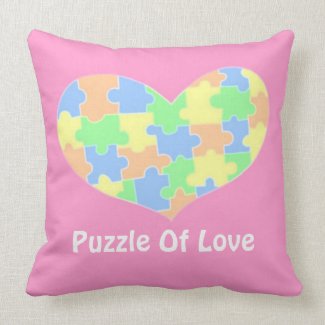 a2z puzzle of love pillow throwpillow