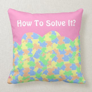a2z puzzle of love pillow throwpillow