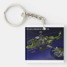 A64 Apache Helicopter Keychains