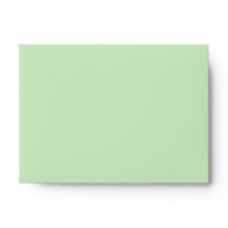 A6 Green Polka Dot Flower Envelopes