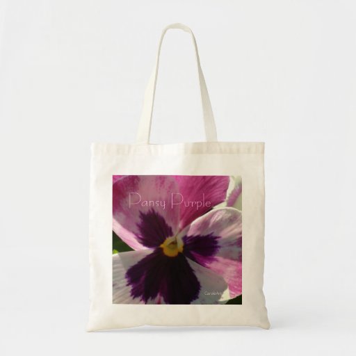 a6 Pale Purple Pansy Bags