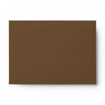 A6 Pink & Brown Monogram Lined Wedding Envelopes