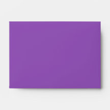 A6 Purple Lavender Violet Monogrammed Envelopes