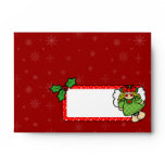 A6 Red Christmas Angel Doll Christmas Envelopes