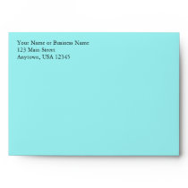 A7 Light Sky Blue Pre-Addressed Envelopes