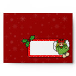 A7 Red Christmas Angel Doll Christmas Envelopes