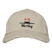 A-10 Attack Golf Hat Embroidered Baseball Cap