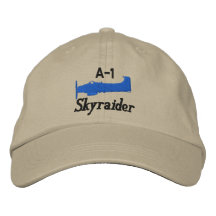 A-1 Skyraider (Light Color Only) Embroidered Hat