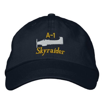 A-1 Skyraider (Light Color Only) Embroidered Hats A-1 Skyraider (Light Color Only) Embroidered Hats