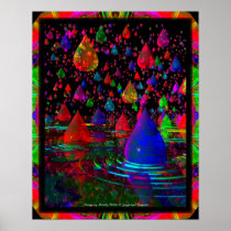raindrop, fantasy, dragons, dragon, medievil, chinese, castle, castles, fantasies, fire, art, fairy, faery, fairies, faeries, fae, unicorns, unicorn, pegasus, elves, elf, flying, creatures, creature, skeletons, skeleton, skull, skulls, wolf, wolves, gothic, dark, star, seven, computer, graphics, graphic, pointed, wizard, wizards, Poster with custom graphic design