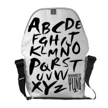 A a letras alfabéticas de Z Bolsa De Mensajería