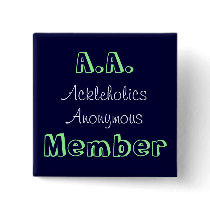 A.A. Member Pinback Buttons