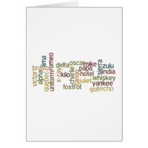 A a telefonía del alfabeto fonético de Z (Wordle) Tarjetón