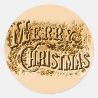 Merry Christmas Stickers | Zazzle