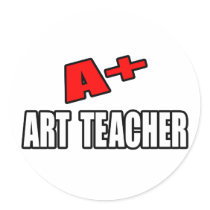 A+ Art Teacher stickers by artteachershirts A+ Art Teacher stickers