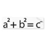 a + b = c bumper sticker