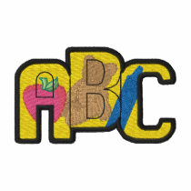 A B C embroidered shirts by ZazzleEmbroidery A B C embroidered shirts