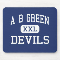 A B Green Devils Middle Richmond Heights mousepads