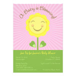 'A Baby is Blooming' Baby Shower Invitation - Pink