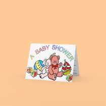 A Baby Shower cards