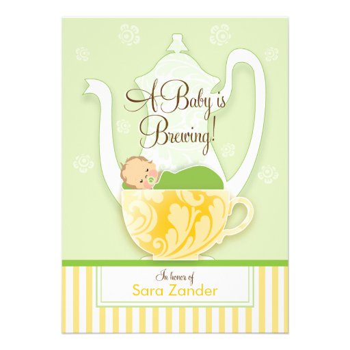 A Baby Shower Tea Party  |  Gender Neutral Announcements