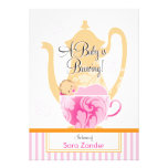 A Baby Shower Tea Party  |  Girl Personalized Invites